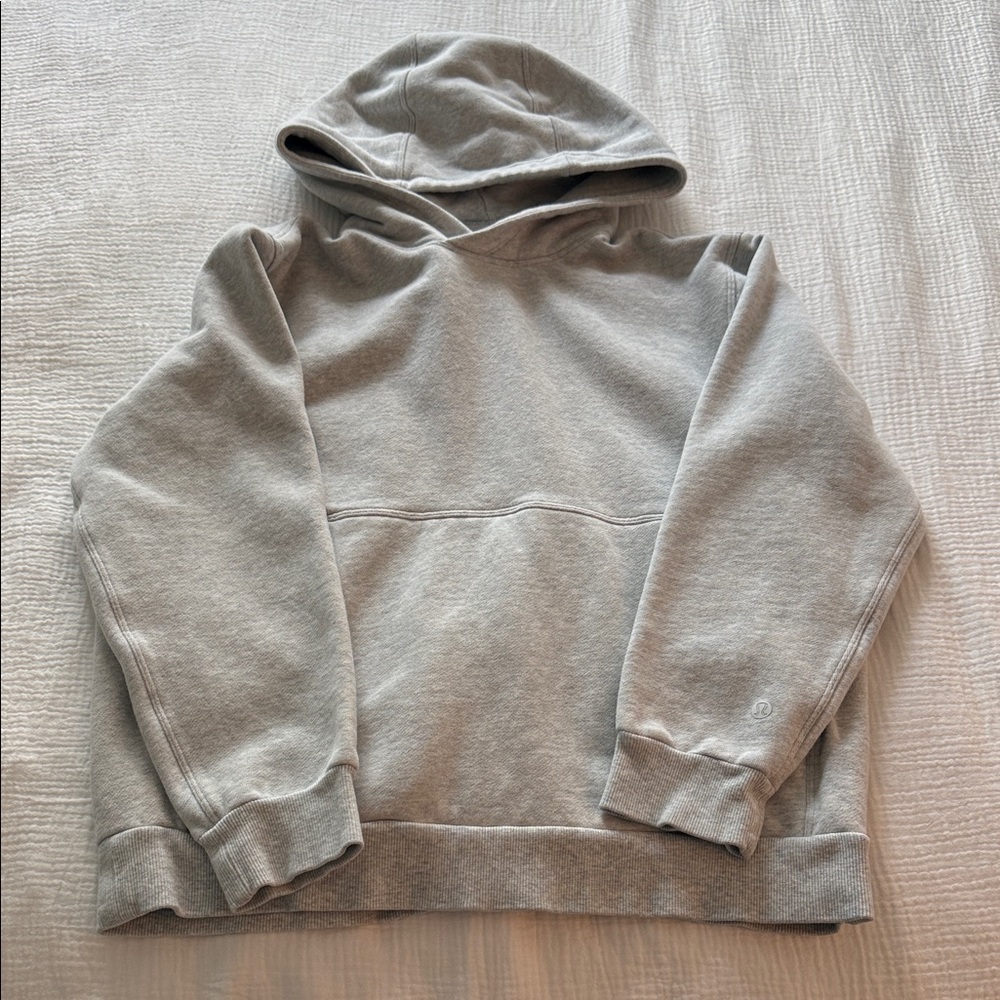 Lululemon heathered grey hoodies size xs